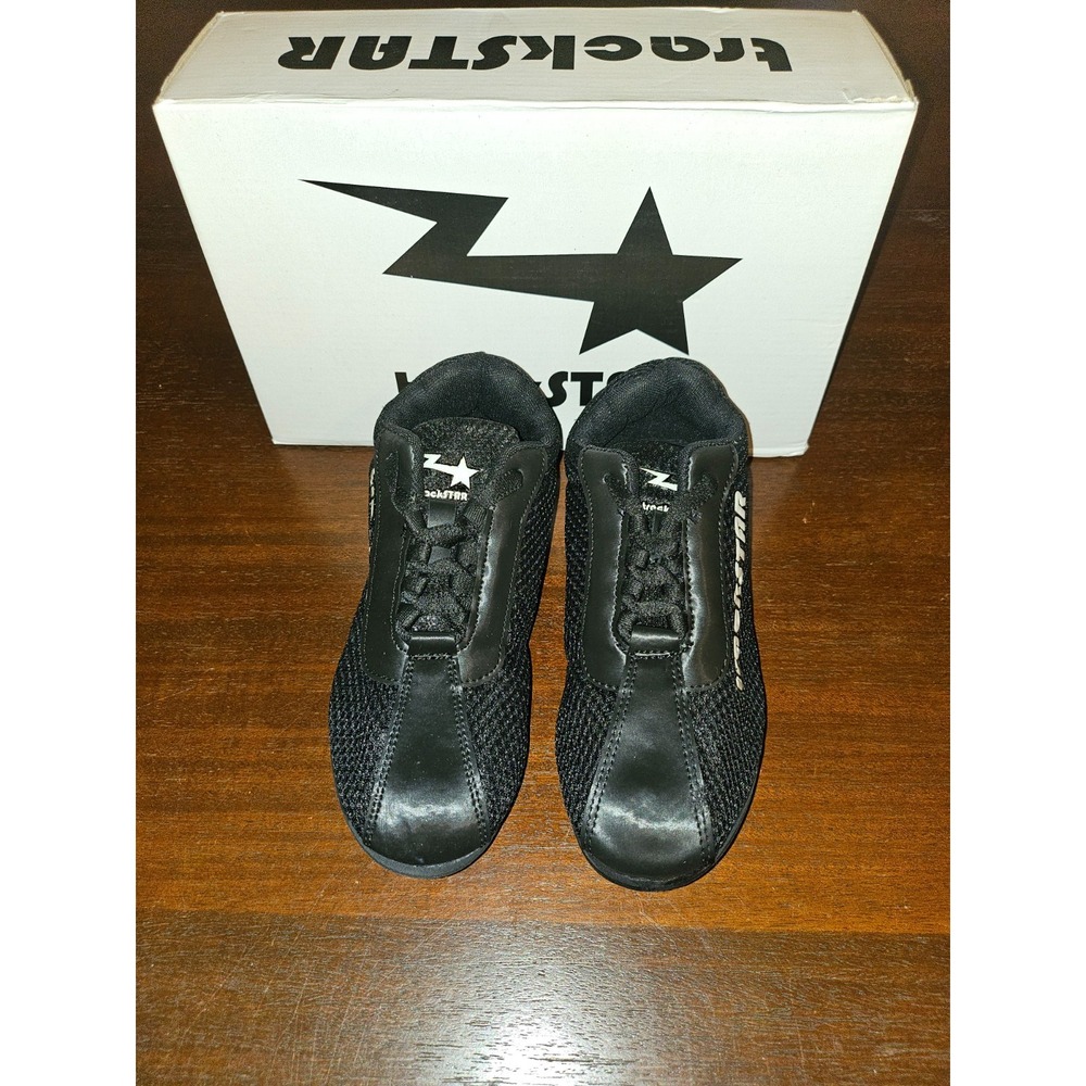 TrackSTAR Black Cleats Youth Size 4 BRAND New‎ in Box